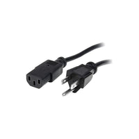 StarTech PXT10112 12' Power Cord-NEMA 5-15 Power (North America) Plug and IEC 60320 C13 Power ports facilitate connection between your device and a power source