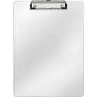 Staples Aluminum Letter Size Clipboard - 9" x 12" - Silver-Attractive, durable and wipeable