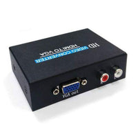 Speedex HDMI to VGA Converter with Audio HD Video Box-Converting and transmitting digital signal from HDMI devices to analog signal VGA devices