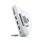 Satechi USB-C Clamp Hub for 24 inches iMac - Silver-Silver, Aluminum, 6-Port