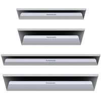 Humanscale Neatlinks Large 17" Grey-NeatLinks channels can be installed in countless configurations to accommodate each user and unique work environment.