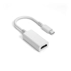 NXT Technologies NX52345 0.5' USB C/HDMI Audio/Video Adapter - White-USB-C to HDMI (male to female)