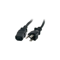StarTech PXT101146 6' Power Cord-NEMA 5-15 Power (North America) Plug and IEC 60320 C13 Power ports facilitate connection between your device and a power source
