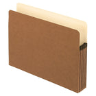 Staples File Pocket, 5.25" Expansion, Letter, 5 Pack-Recycled file pockets have 100% recycled fiber with 30% post consumer fiber