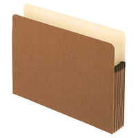 Staples File Pocket, 5.25" Expansion, Letter, 5 Pack-Recycled file pockets have 100% recycled fiber with 30% post consumer fiber
