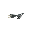 StarTech PXT101NB3S 6' Power Cord-NEMA 5-15 Power (North America) Plug and IEC 60320 C5 Power ports for efficient connection