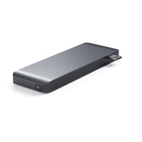 Satechi Passthrough Hub for USB-C Devices - Space Grey-Space Grey, Aluminum,  3-Port