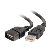 C2G USB 2.0 A Male to A Female Extension Cable, 1m/3.2', Black-Extend the distance of your USB A/B cable