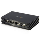StarTech Compact Black USB 2.0 Hub, 4 Port-Add 4 additional external USB 2.0 ports with up to 480 Mbps of data bandwidth