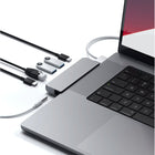 Satechi Pro Mini Multiport Hub - Space Grey-Dimensions: 3.97"H x 1.5"W x 0.4"D