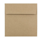 JAM Paper 5.5 x 5.5 Square Envelopes, Brown Kraft Paper Bag Recycled, 25 Pack (46317108)-Brown