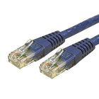 StarTech  Câble de raccordement moulé UTP de catégorie 6 avec connecteur RJ-45 Gigabit, 50 pi, bleu-Assure une conductivité optimale et élimine la perte de signal réseau