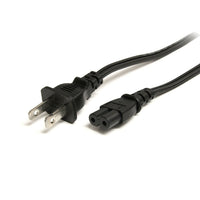 StarTech Standard Laptop Power Cord, NEMA 1, 15P to C7, 6 Ft.-Replace worn-out or missing power cords with this high quality, 6ft standard laptop power cord
