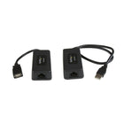 StarTech USB over Cat5/Cat6 Ethernet Extender, up to 131ft-USB 1.1 extender supports any full-speed (12 Mbps) or low-speed (1.5 Mbps) USB peripheral at up to 131 feet (40 meters) - a cost-effective solution for extending USB devices that don't require the higher bandwidth offered by USB 2.0+