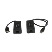 StarTech USB over Cat5/Cat6 Ethernet Extender, up to 131ft-USB 1.1 extender supports any full-speed (12 Mbps) or low-speed (1.5 Mbps) USB peripheral at up to 131 feet (40 meters) - a cost-effective solution for extending USB devices that don't require the higher bandwidth offered by USB 2.0+