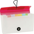 Hilroy 7 Pocket Expanding File, Cheque Format, Elastic Closure, Assorted Colours-7 pockets