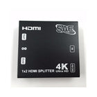 SAE 4K 2-Port HDMI Splitter (HDMI-SP102)-Supports 60 Hz refresh rate